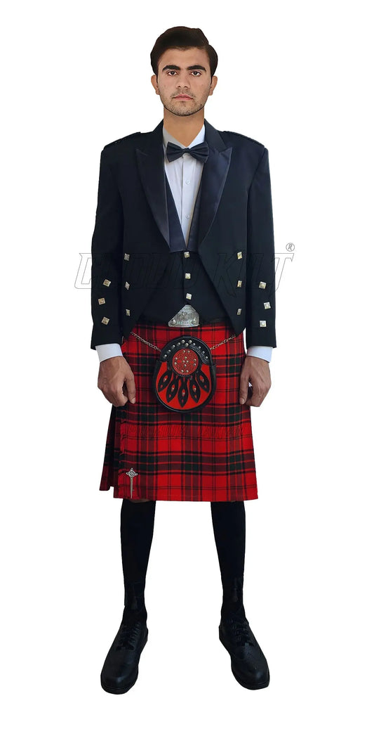 Prince Charlie Kilt Outfit With Maxwell Modern Tartan CLOUD KILT