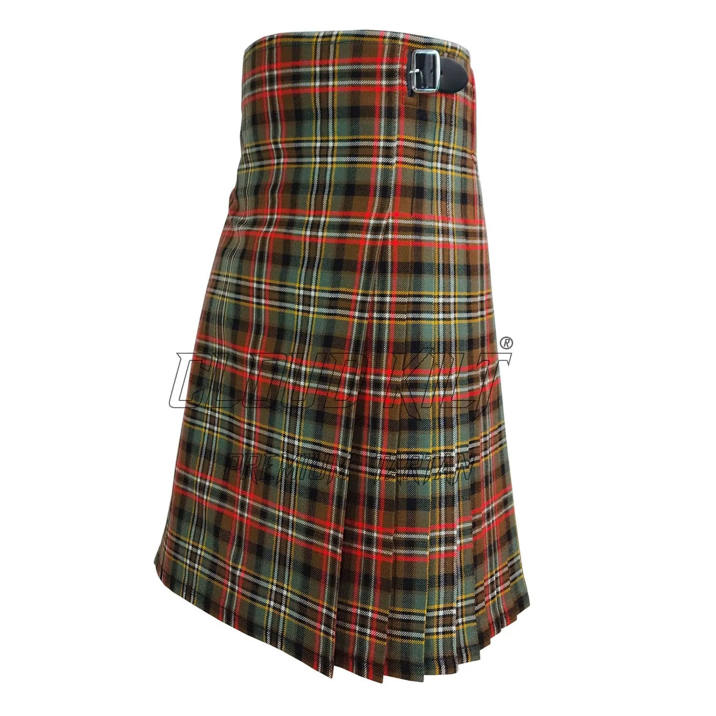 Scott Green Weathered Tartan Kilt For Men CLOUD KILT