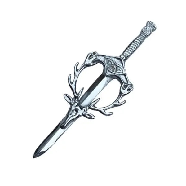 Silver Chrome Kilt Pin CLOUD KILT