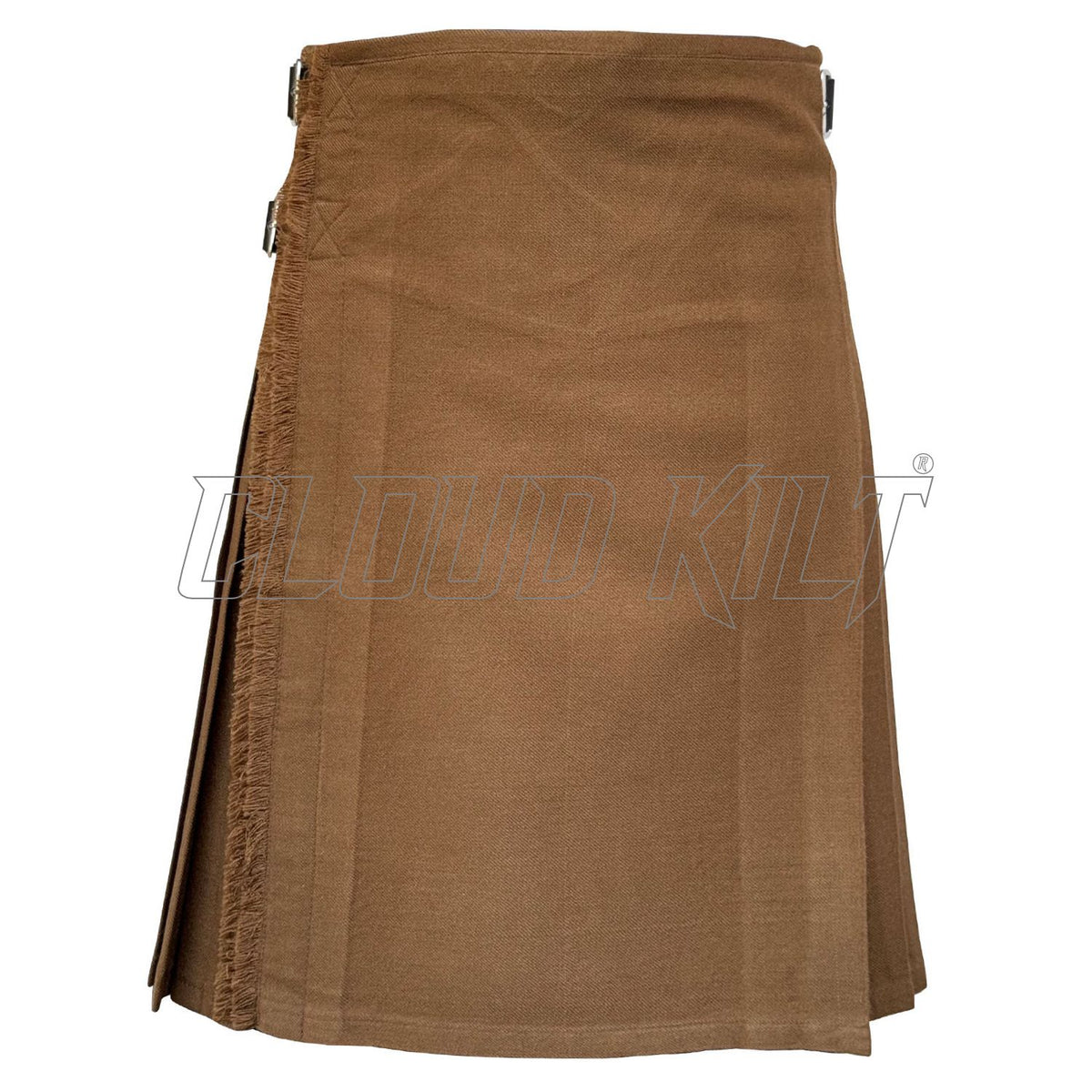 Brown Camel Tartan Kilt