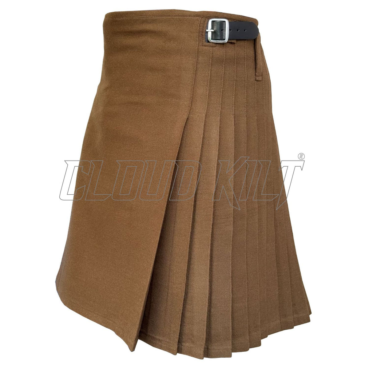 Brown Camel Tartan Kilt