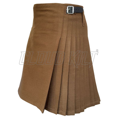 Brown Camel Tartan Kilt