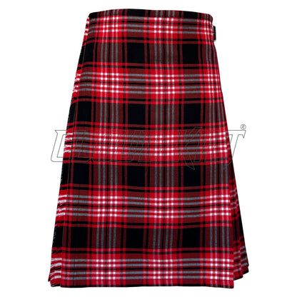 Tweedside Red Modern Tartan Kilt