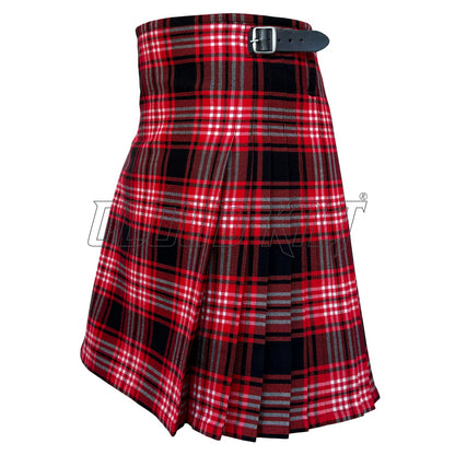 Tweedside Red Modern Tartan Kilt