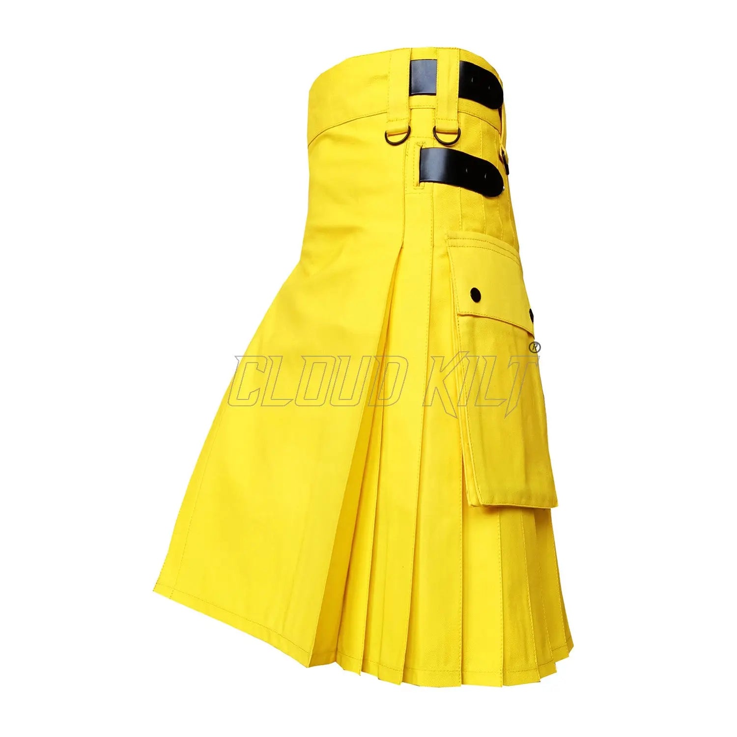 Yellow Utility Modern Kilt CLOUD KILT