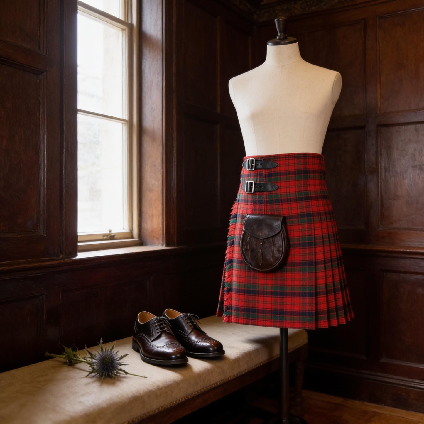 1Premium 8-Yard Highland Kilt